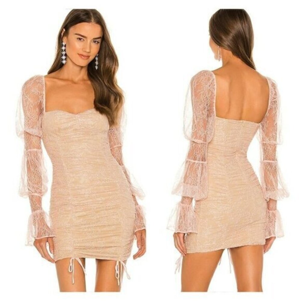 Michael Costello xREVOLVE Isadora Mini Dress - Baby Pink